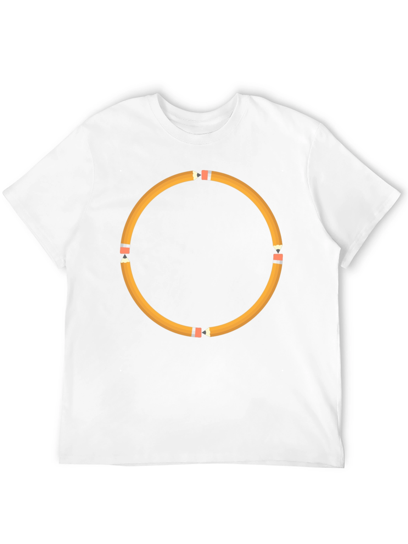 Pencil Circle Black T-Shirt