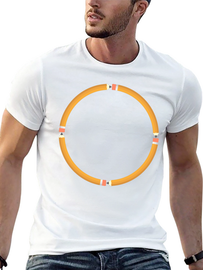 Pencil Circle Black T-Shirt