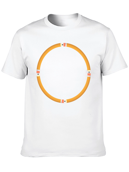 Pencil Circle Black T-Shirt