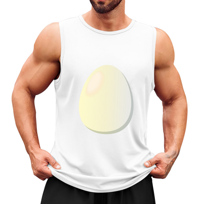 Minimalist Single Egg Simple Art Casual Men¡¯s Tank
