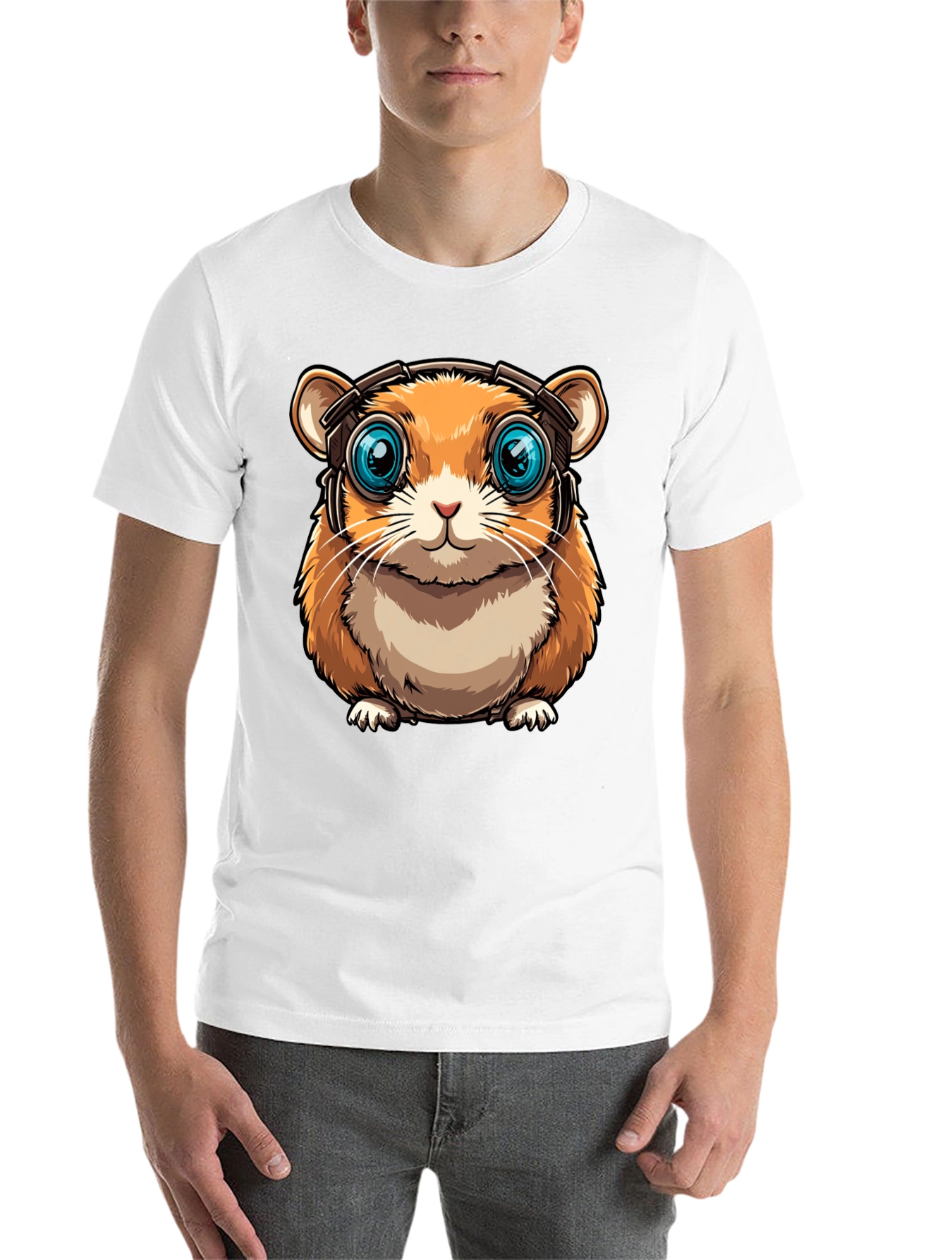 Hamster Headphone Graphic Tee