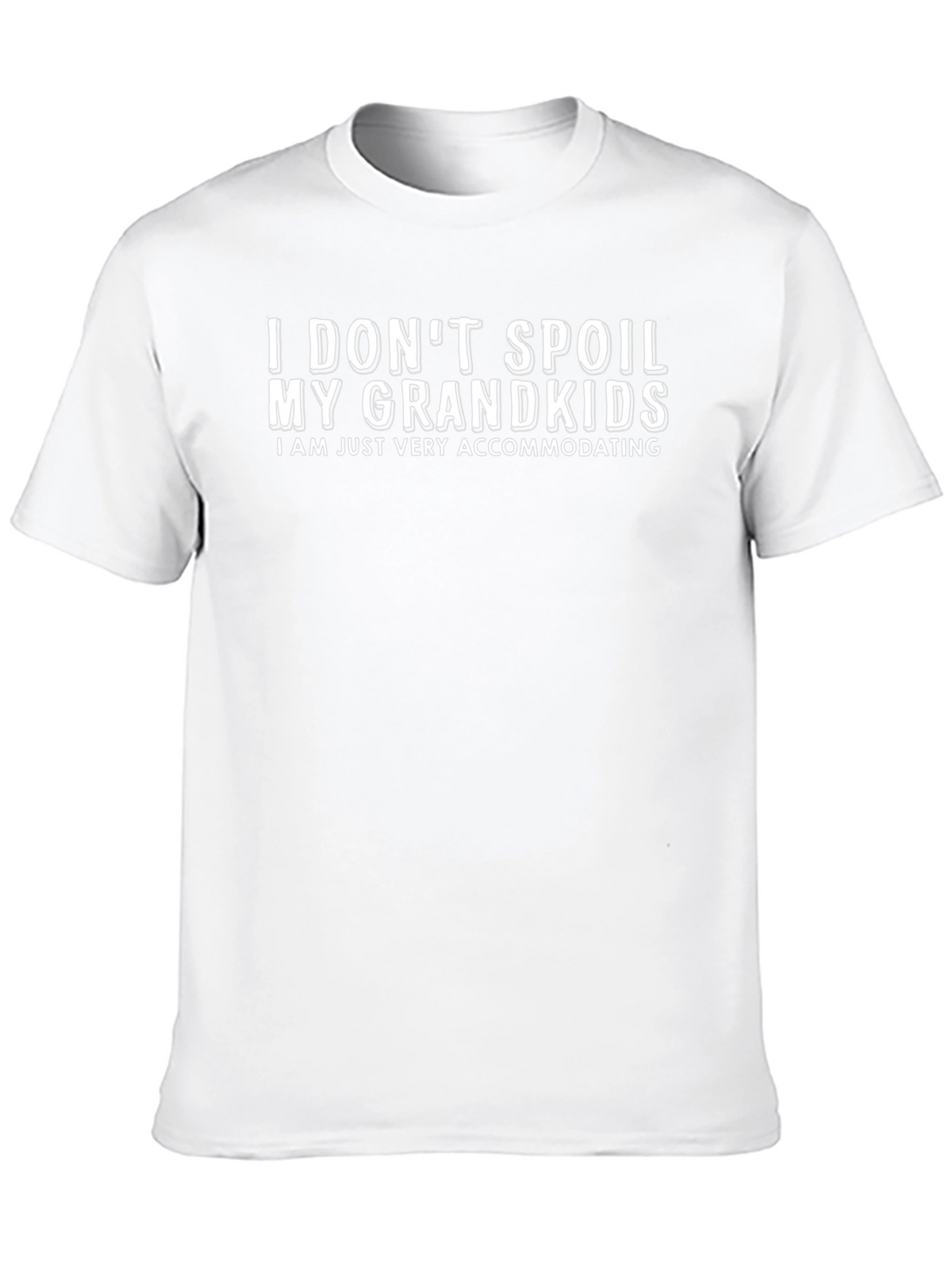 Grandparent Accommodating Black Graphic Tee