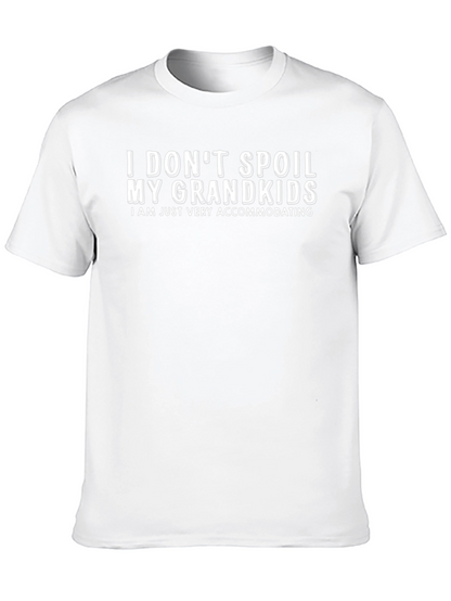 Grandparent Accommodating Black Graphic Tee