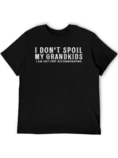 Grandparent Accommodating Black Graphic Tee