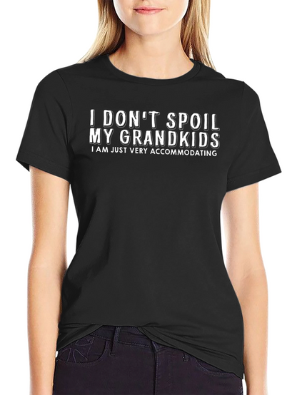 Grandparent Accommodating Black Graphic Tee