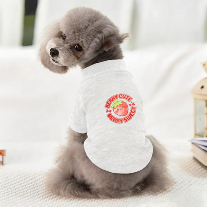 Trendy Slogan Print Pet Casual Cardigan Sweater