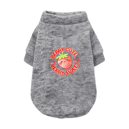 Trendy Slogan Print Pet Casual Cardigan Sweater