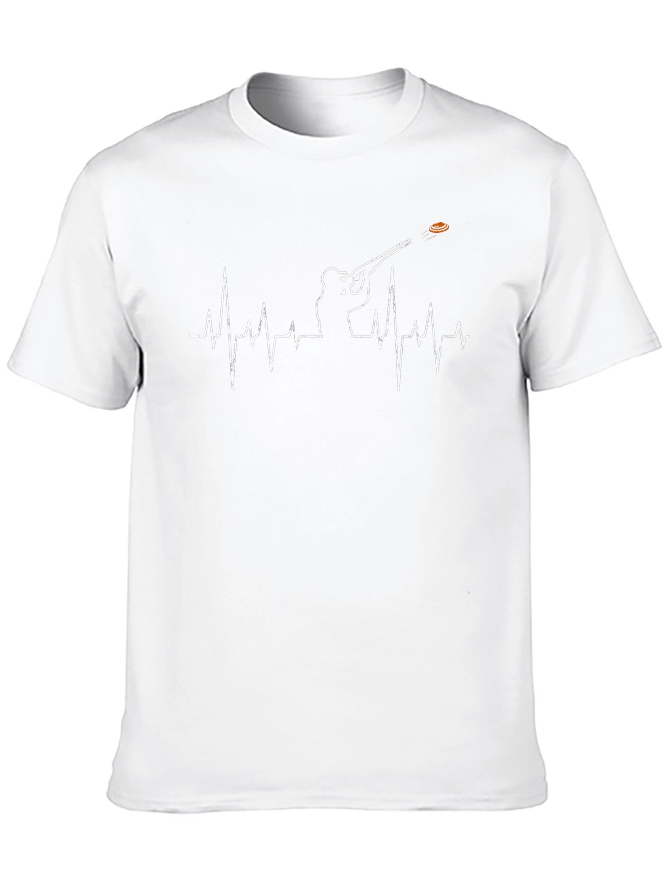 Clay Pigeon Shooting Heartbeat T-Shirt