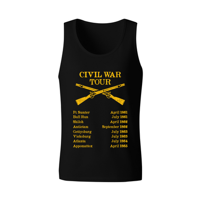 Civil War Tour Historic Battle Dates Vintage Military History Tank