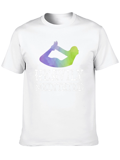 Heavily Meditated Yoga T-Shirt