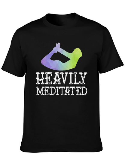 Heavily Meditated Yoga T-Shirt