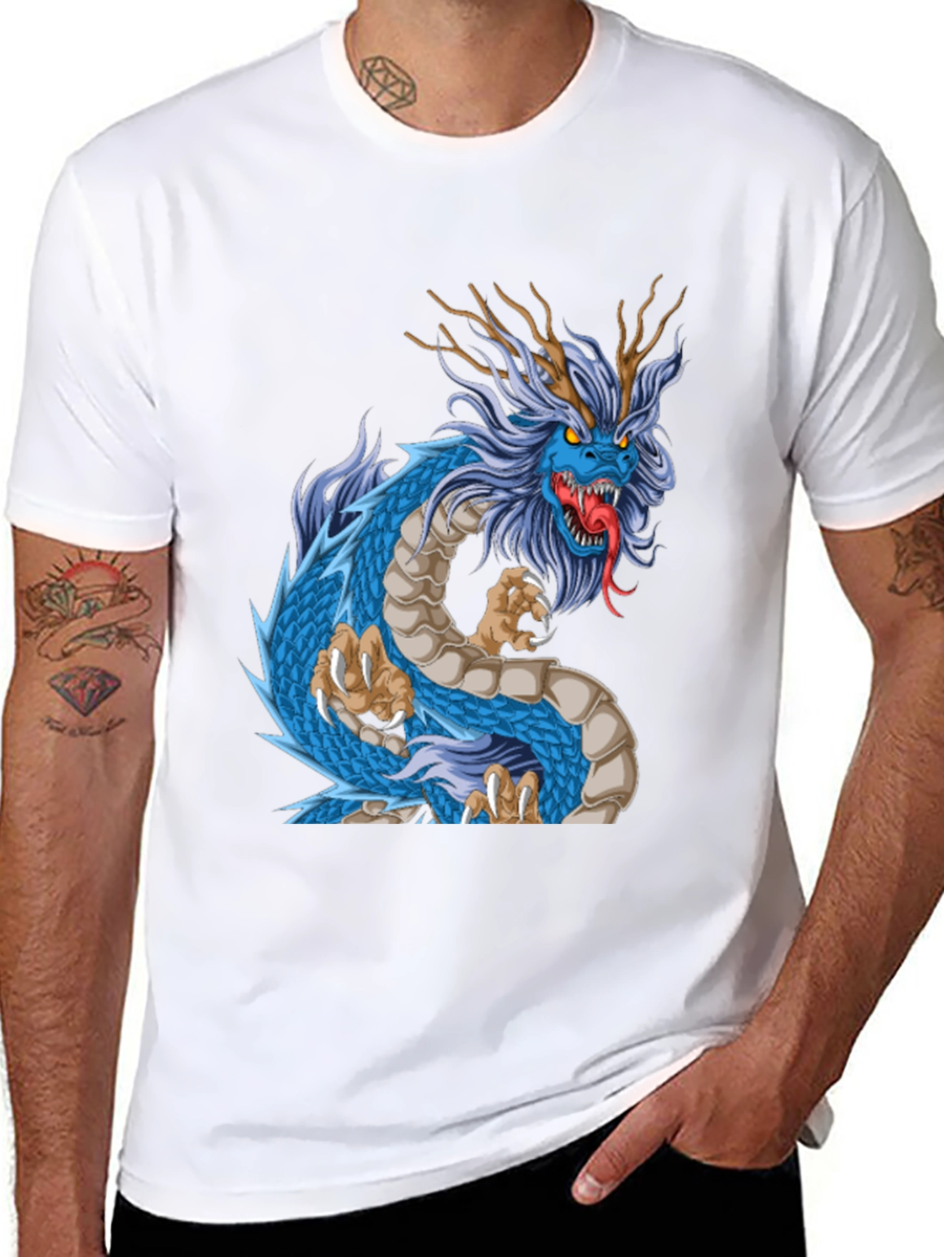 Dragon Graphic T-Shirt - Bold Style