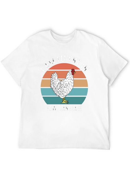 Funny Chicken T-Shirt - Fluent in Fowl Language