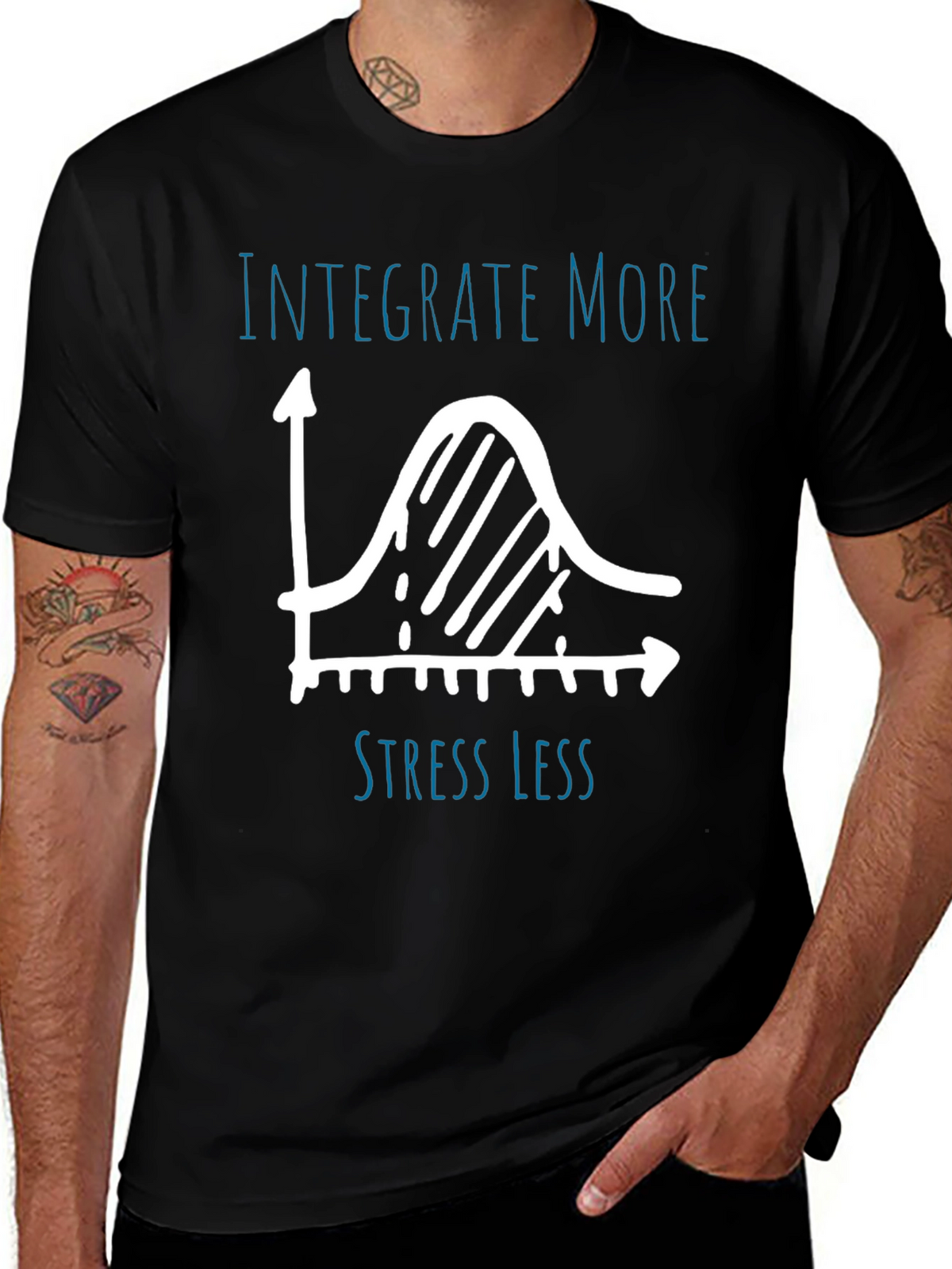 Integrate More Stress Less Graphic Tee