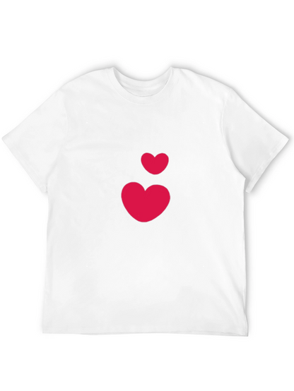 Heart Graphic Black T-Shirt - Casual Stylish Tee