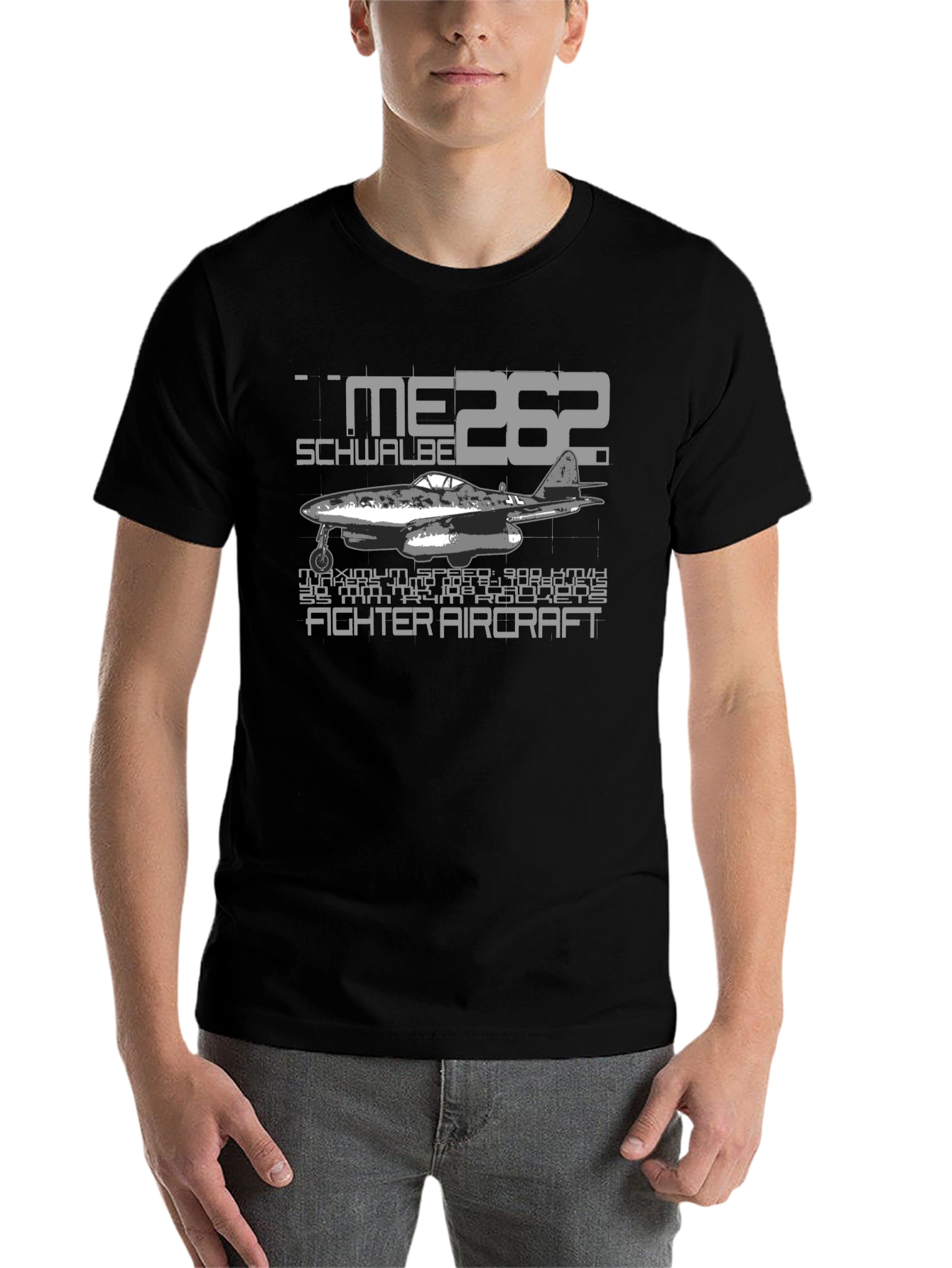 ME 262 Schwalbe Fighter Aircraft T-Shirt