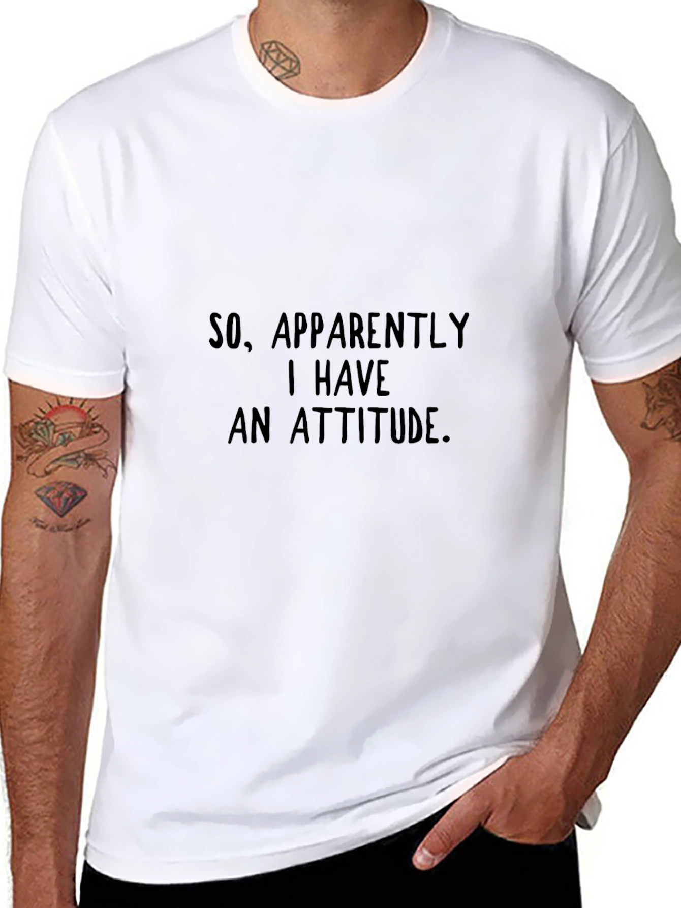 Attitude Graphic Tee - Sarcastic Humor T-Shirt