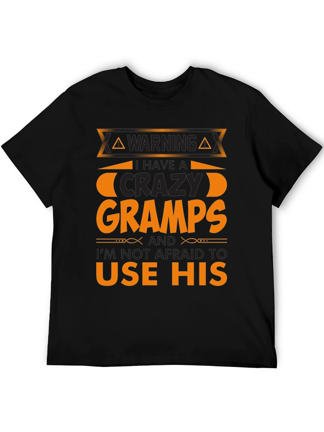 Warning Crazy Gramps T-Shirt