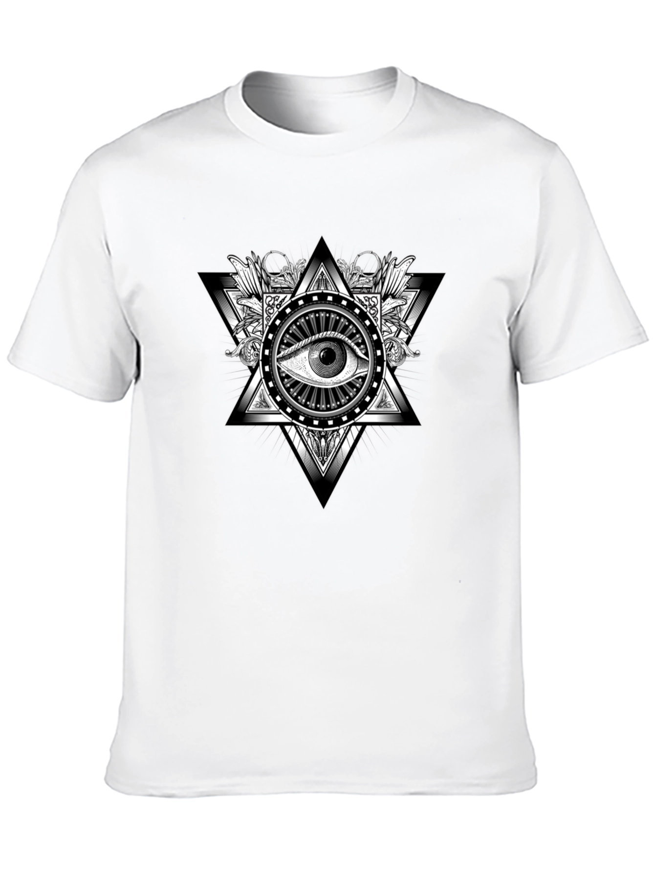 Illuminati Eye Graphic Black T-Shirt