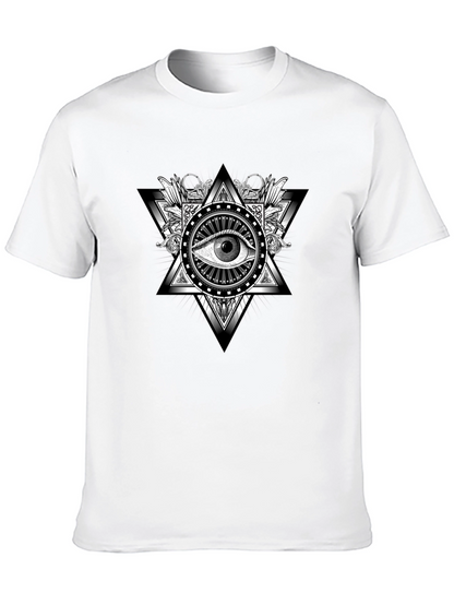 Illuminati Eye Graphic Black T-Shirt