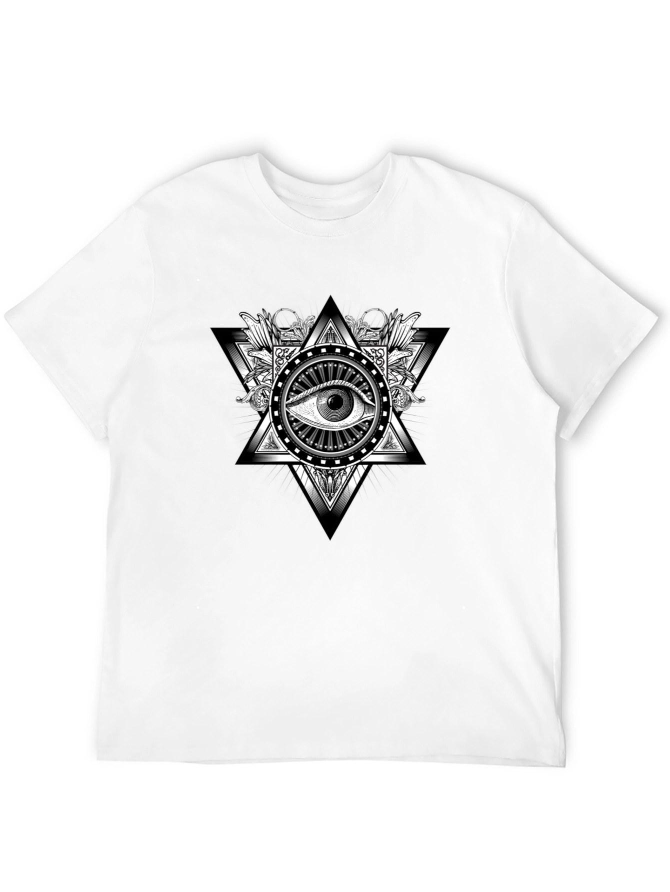 Illuminati Eye Graphic Black T-Shirt