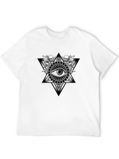 Illuminati Eye Graphic Black T-Shirt
