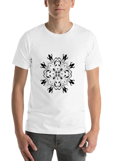 Black Mandala Graphic Tee - Stylish & Unique Design
