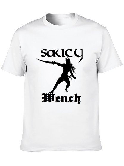 Saucy Wench Graphic Tee - Black