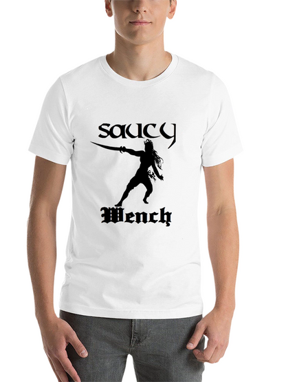 Saucy Wench Graphic Tee - Black