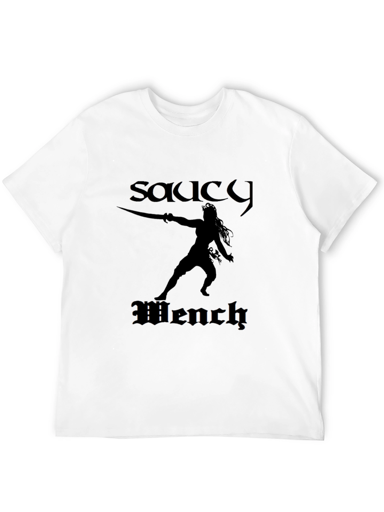 Saucy Wench Graphic Tee - Black