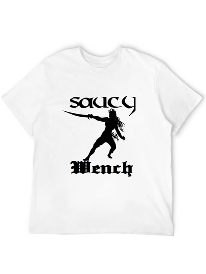 Saucy Wench Graphic Tee - Black