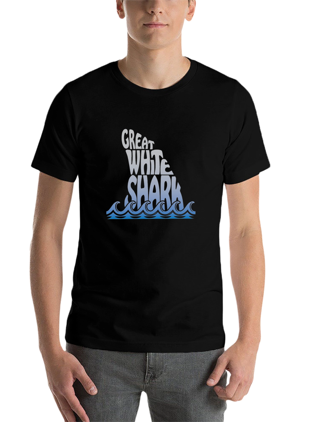 Great White Shark Graphic Tee - Ocean Lover T-Shirt
