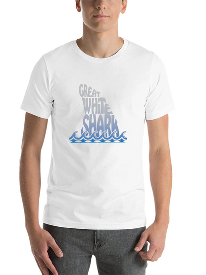Great White Shark Graphic Tee - Ocean Lover T-Shirt