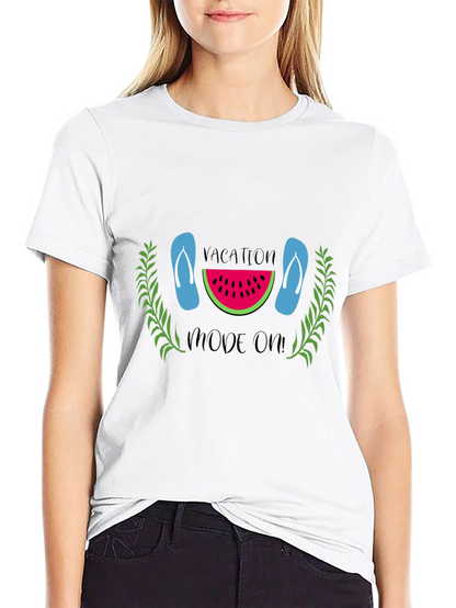 Vacation Mode On Black T-Shirt