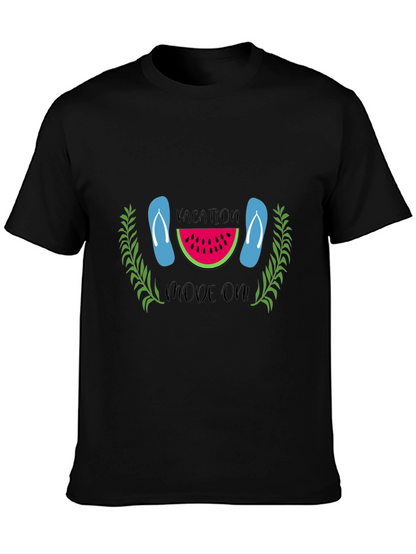 Vacation Mode On Black T-Shirt