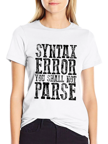 Syntax Error Funny Programmer T-Shirt