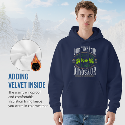 Don¡¯t Lose Your Dinosaur Vintage Gym Hoodie, Comfort Retro Sweatshirt
