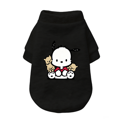 Pochacco Surrounded by Tiny Bears Pet Sweater, Super Kawaii Pet Outfit