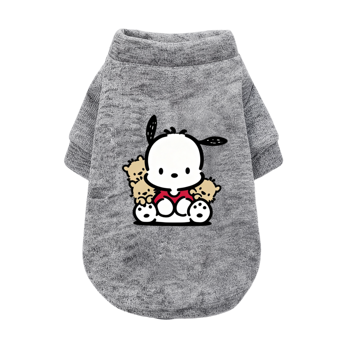 Pochacco Surrounded by Tiny Bears Pet Sweater, Super Kawaii Pet Outfit