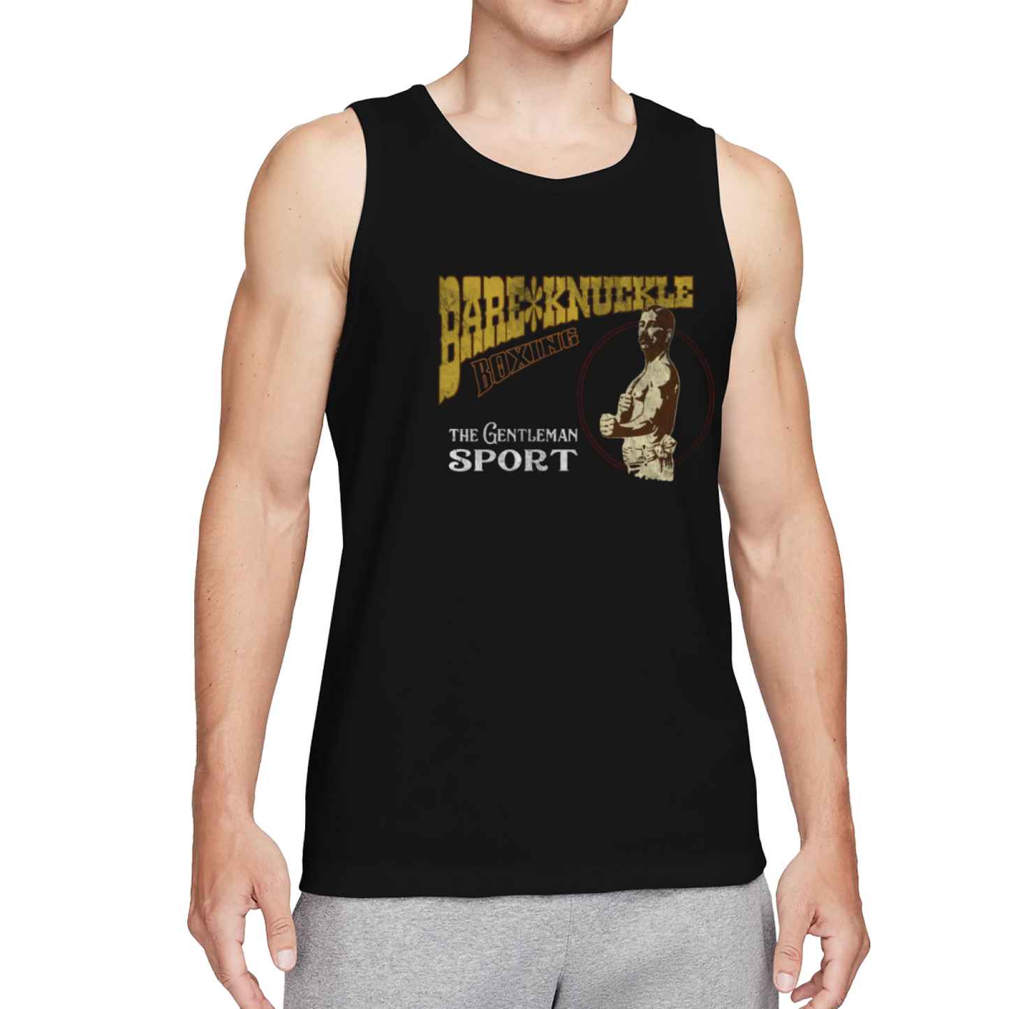 Bare Knuckle Boxing Vintage Gentleman Sport Tank Top