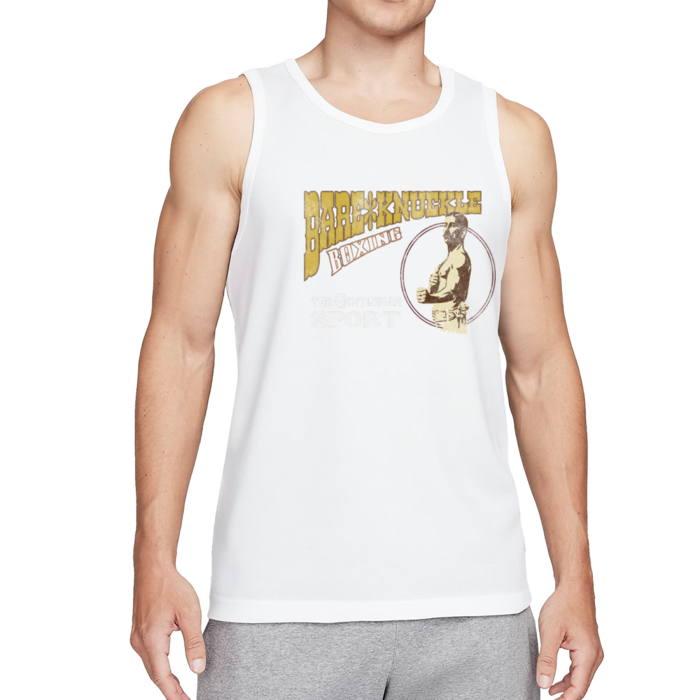 Bare Knuckle Boxing Vintage Gentleman Sport Tank Top