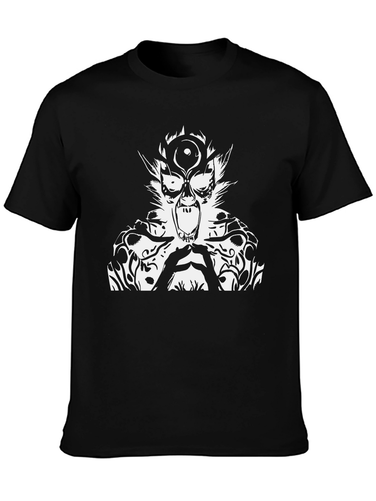 Graphic Print T-Shirt - Black Tee