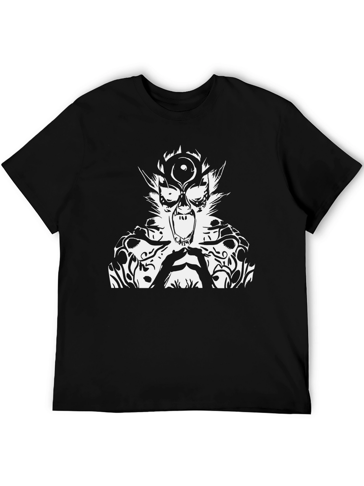 Graphic Print T-Shirt - Black Tee