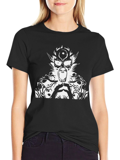 Graphic Print T-Shirt - Black Tee