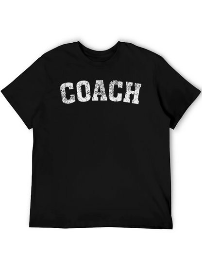 Coach Graphic T-Shirt - Distressed Print Design