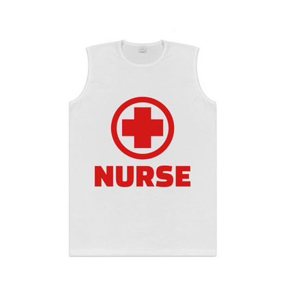 Red Cross NURSE Medical Worker Graphic Tank Top