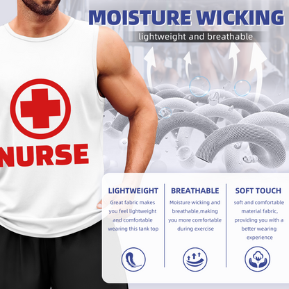 Red Cross NURSE Medical Worker Graphic Tank Top