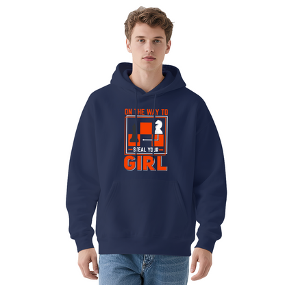 Chess Steal Your Girl Navy Graphic Hoodie