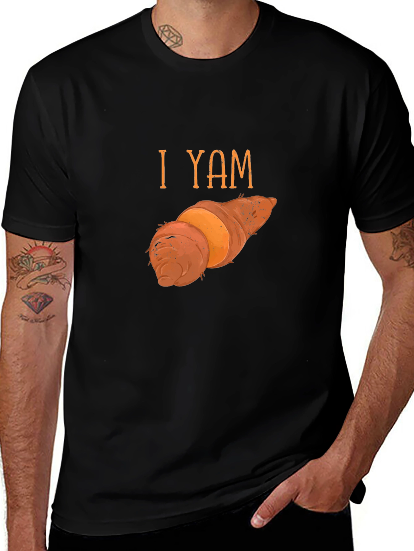 I Yam T-Shirt - Funny Food Pun Tee