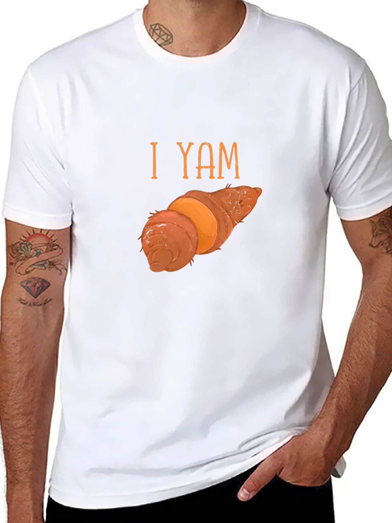 I Yam T-Shirt - Funny Food Pun Tee